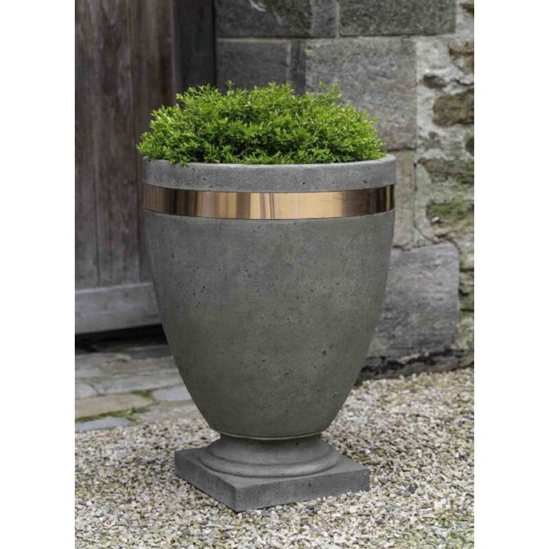 August Grove® Concrete Urn Planter | Wayfair